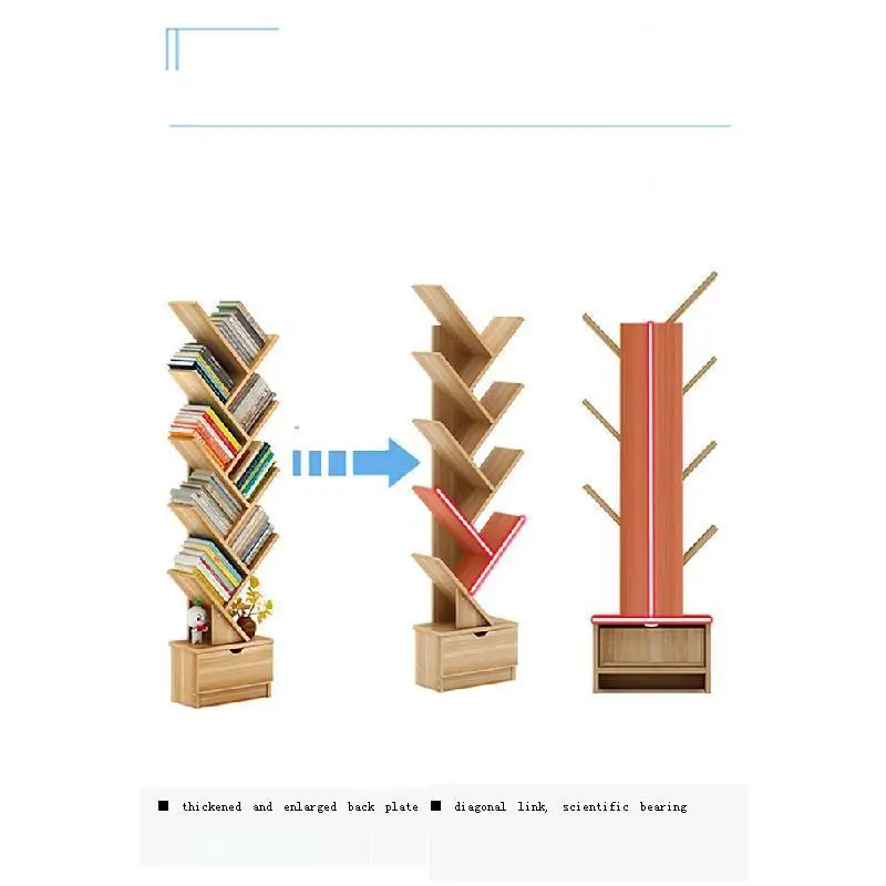 Mueble Kid Mobili Per La Casa Cabinet Mobilya Display Bureau Meuble Madera Boekenkast Decoration Rack Book Retro Bookshelf Case |