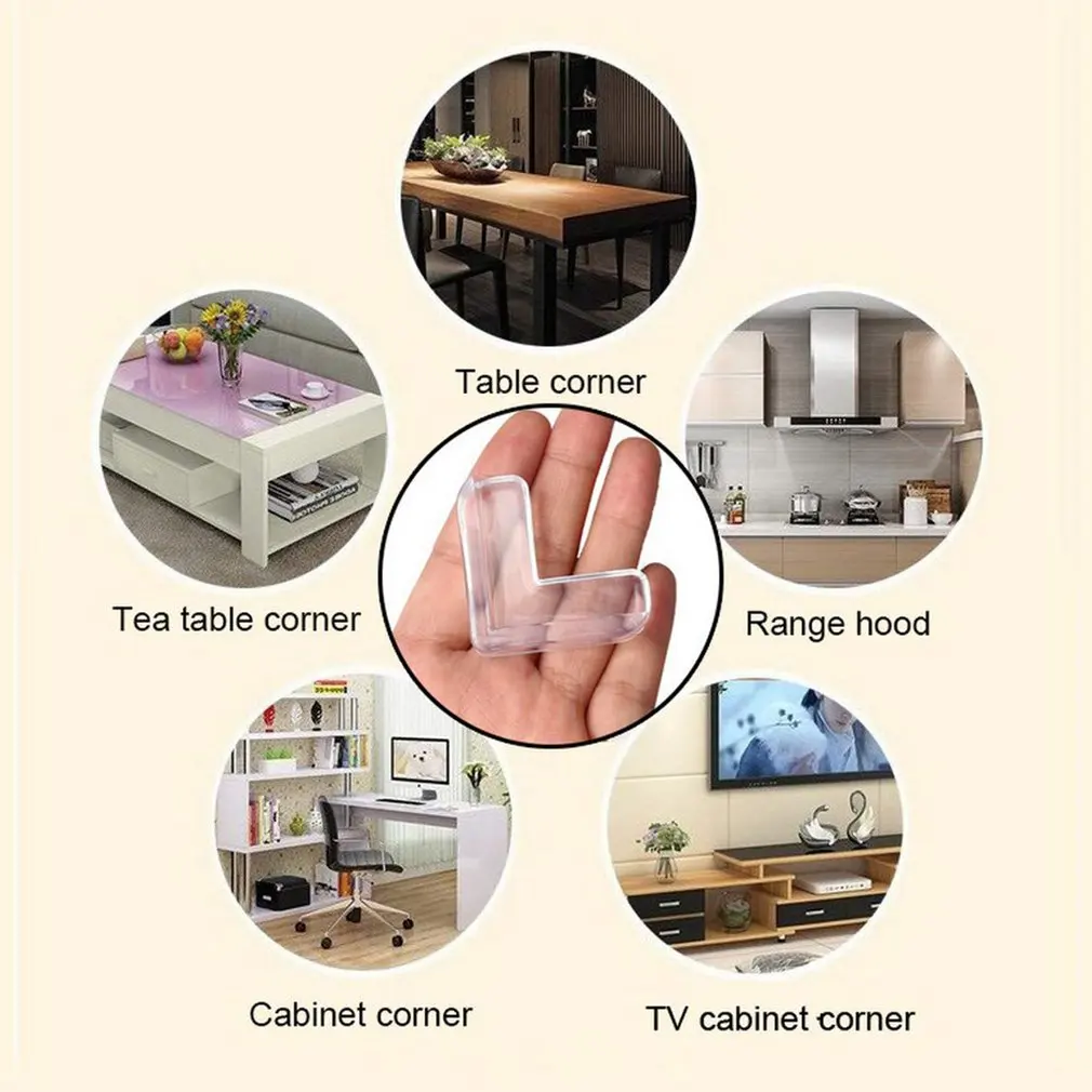 

Baby L Shape Safety Corner Protectors Corner Protectors For Kids Child Table Furniture Protection Safe Accessories