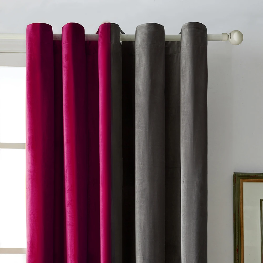 Современные бархатные шторы для затемнения украшение гостиной Прошитые