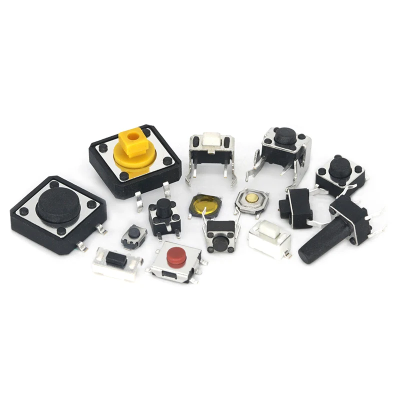 250PCS 25 Types X10 PCS Tactile Push Button Touch Switch Remote Keys Microswitch Hot Sale | Электроника