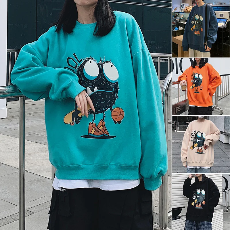 

Hop Hip Sweatshirts Men Streetwear Funny Printed Pullover Mens Casual Loose Hoodies Men New Autumn Sweatshirt Men