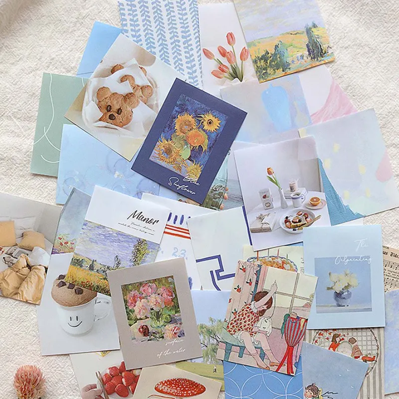 

400 Sheets Cute Cartoon Printed Note Paper 5 Styles Message Memo Pad Sticky Notes Planner Stationery School Office Supplies