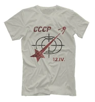 russia moscow soviet space programm cccp vintage style poster t shirt summer cotton short sleeve o neck mens t shirt new s 3xl