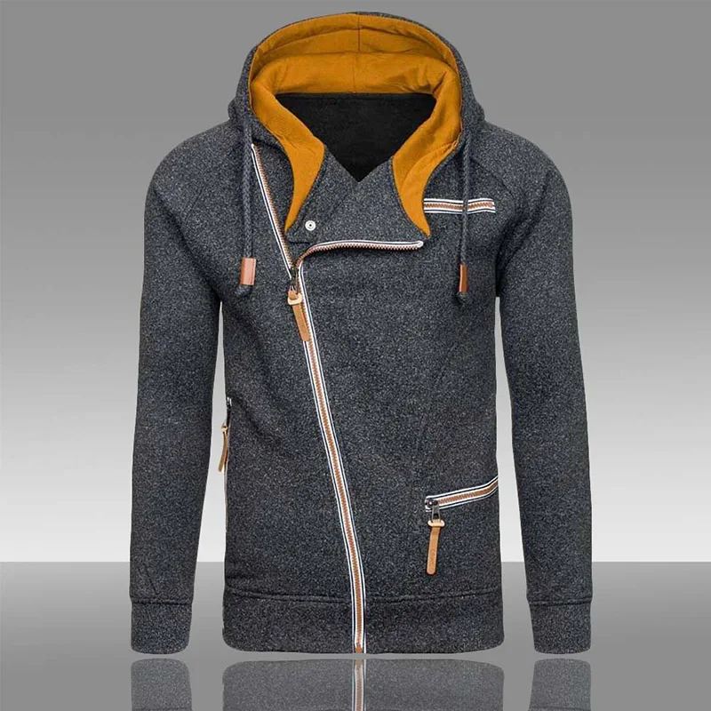 

Zoulv 2021 Mens Sweaters Winter Drawstring Casual Slim Sweaters Fashion Mens Sweater Men Zipper Autumn Knitted Streetwear