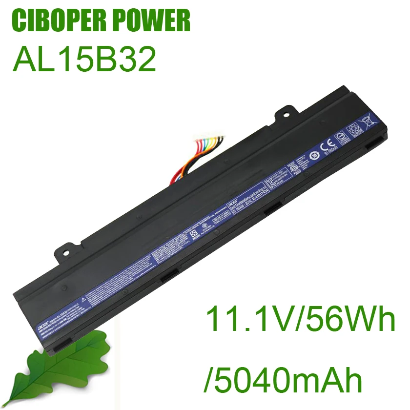 CP оригинальный аккумулятор AL15B32 11 1 В/56 Втч/5040 мА · ч для Aspire V15 фотосессия серии T5000