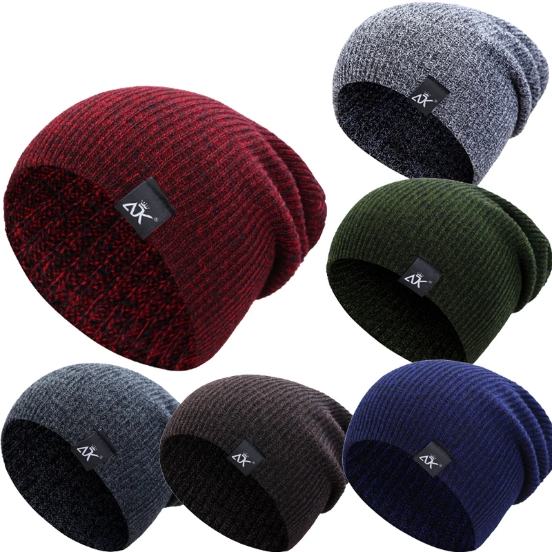 

Шапки унисекс, вязаные акриловые зимние облегающие шапки для мужчин, зимние дышащие шапки, женская теплая плотная шапка, облегающие шапки, ш...