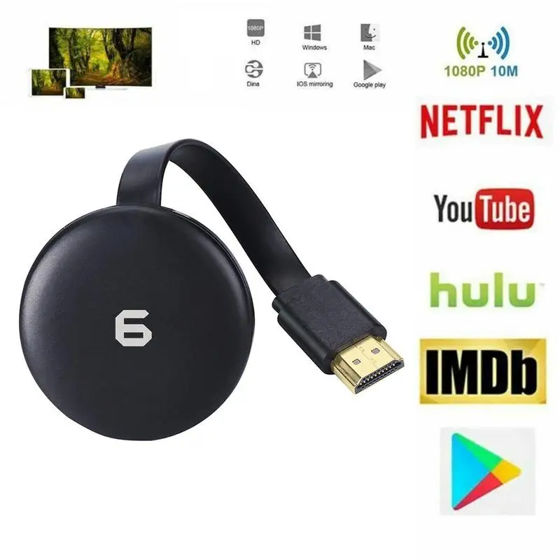 Беспроводной дисплей ключ wifi Портативный Дисплей приемник 1080p Hdmi Miracast для Ios Iphone