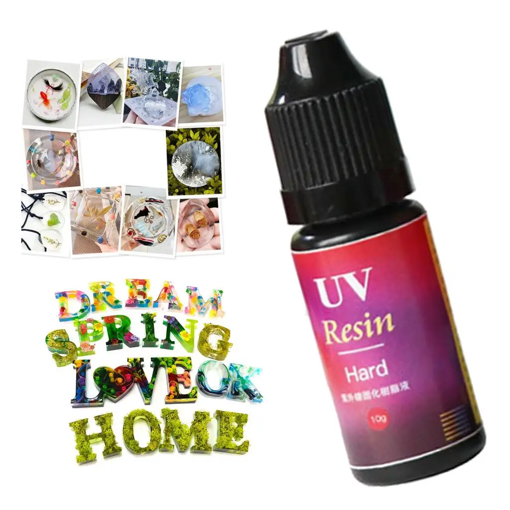 

DIY UV Resin Hard Type Glue Ultraviolet Curing for DIY Resin Jewelry Making Tool