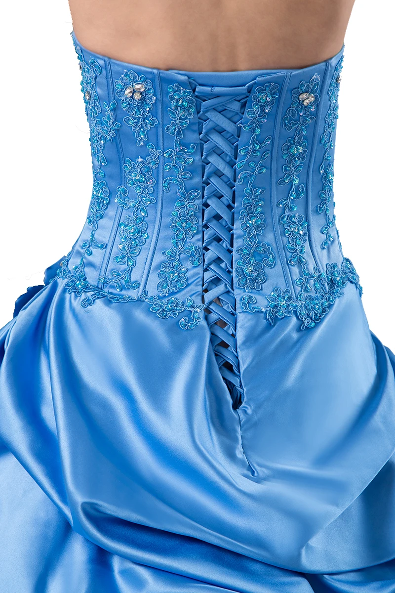 

2021 New Royal Blue Cheap Quinceanera Dresses Corset Ball Gown Formal Party Ceremony Pageant Graduation Gowns Sweet 16 Dresses