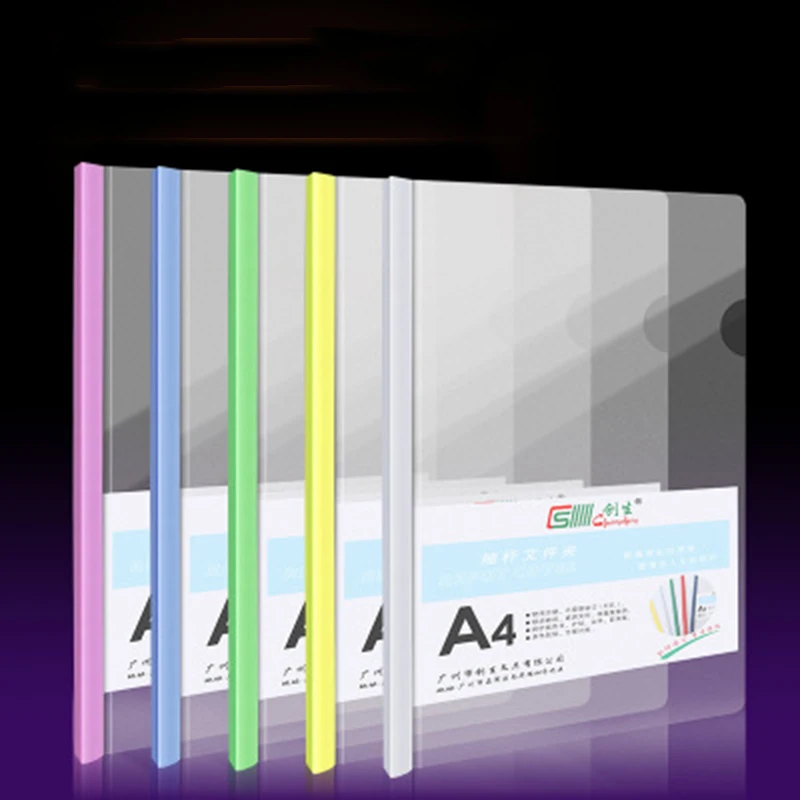 Прозрачная папка FFFAS для рисования 5 шт. утолщенная пластиковый зажим стержня |