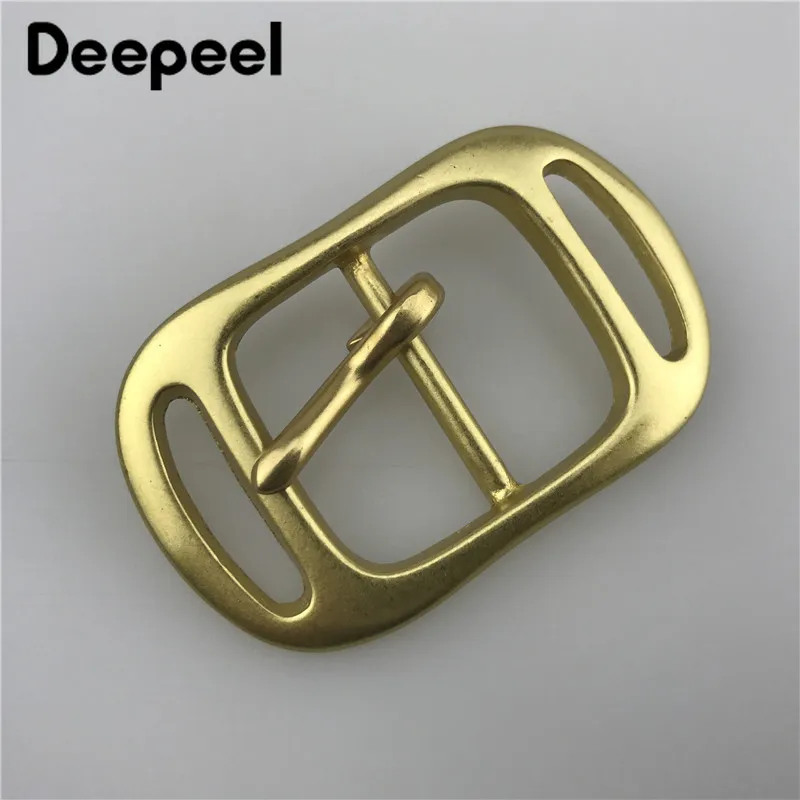 Deepeel твёрдая латунная пряжка для Для мужчин Металл контактный пряжки ремня 34 35 мм