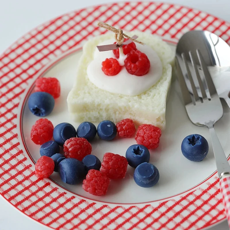 

Blueberry Raspberry Silicone Mold Chocolate Baking Cake Aroma Candle Mold