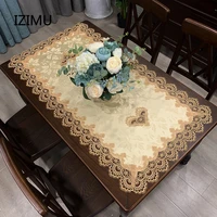 soft bud silk table cloth tablecloth waterproof rectangular table cover pad kitchen oil proof table mat rose gold table cloth