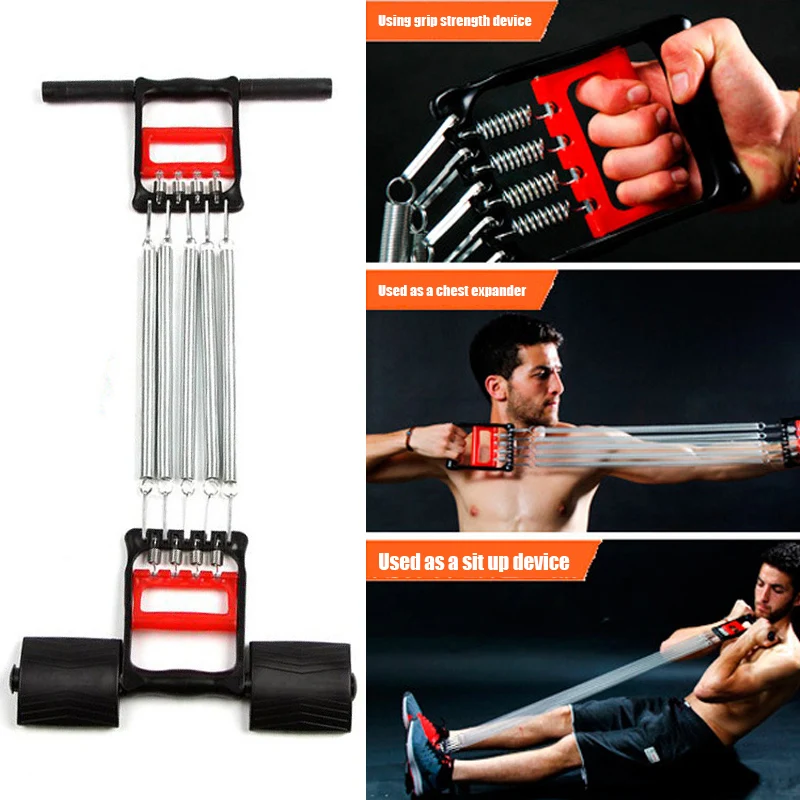 

Multifunctional Spring Chest Expander Fitness Tension Puller Muscle Building Workout Equipment NIN668