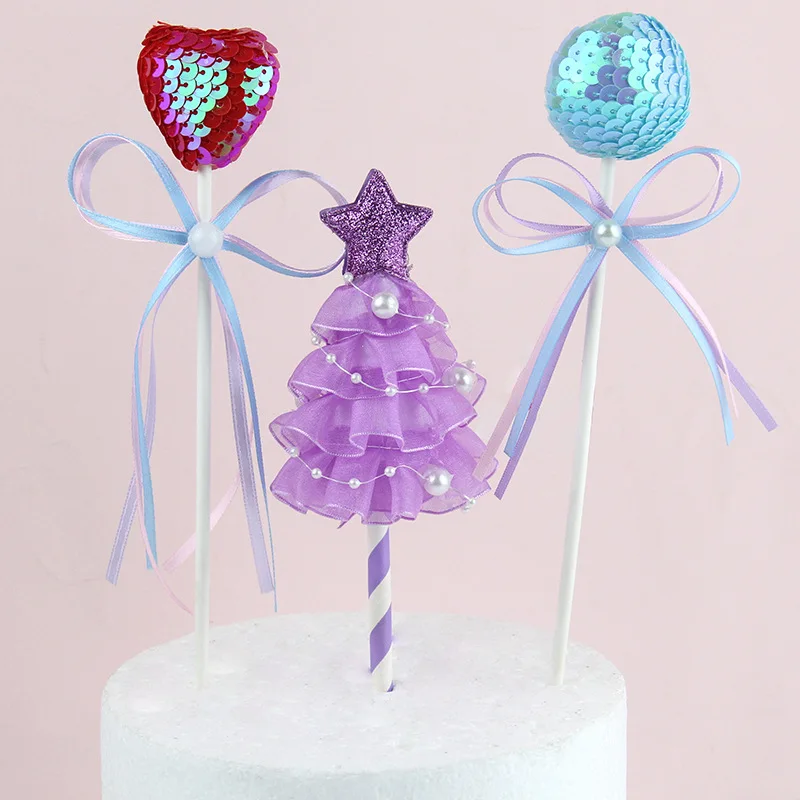 Новинка 5 шт. украшения для выпечки ручной работы разноцветные Украшения