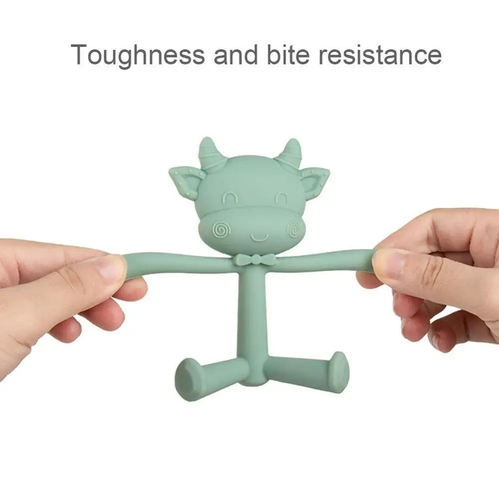 

Baby Teething Toys Mother Baby Supplies Innovative Three-dimensional Baby Teether Bite Molar Rod Food-grade Silicone Molar Bar