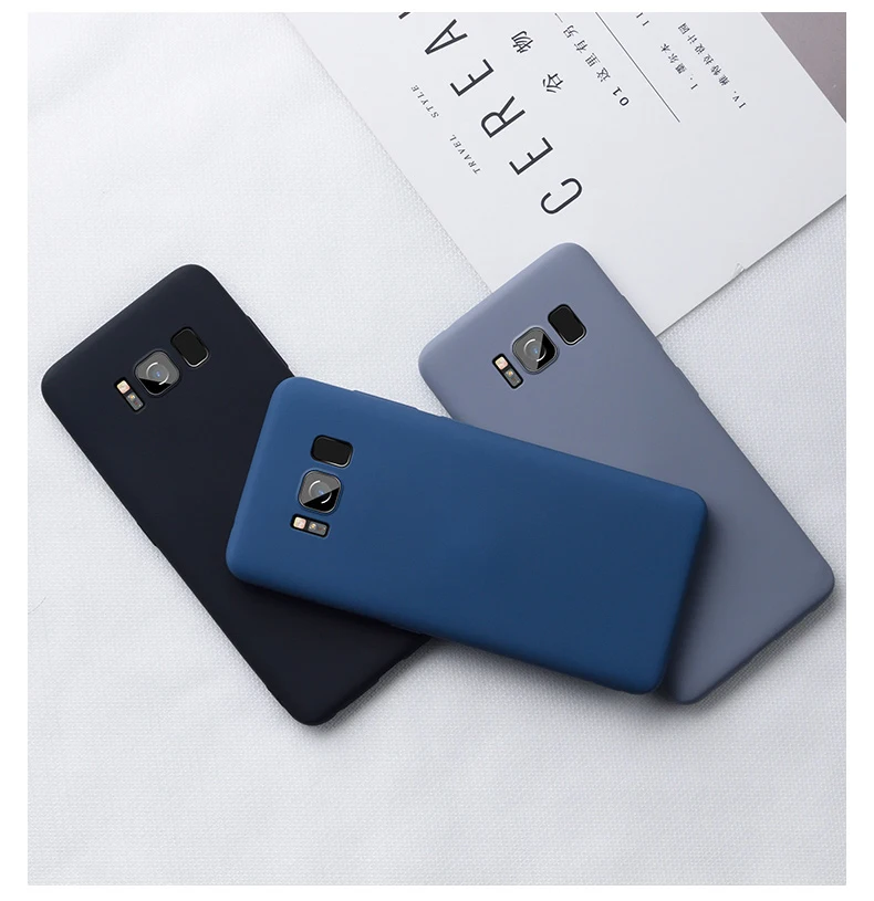 Мягкий жидкий силиконовый чехол для samsung Galaxy S8 S9 S10 Plus S10E TPU силиконовая задняя крышка для samsung Note 8 9 10 J4 J6 J8