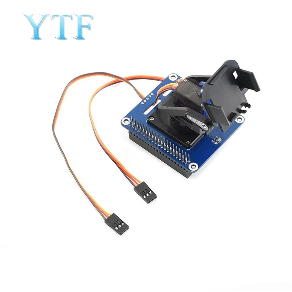 

Raspberry Pi Two Degrees Of Freedom PTZ Expansion Board Onboard PCA9685/TSL2581 Ambient Light Sensor Module
