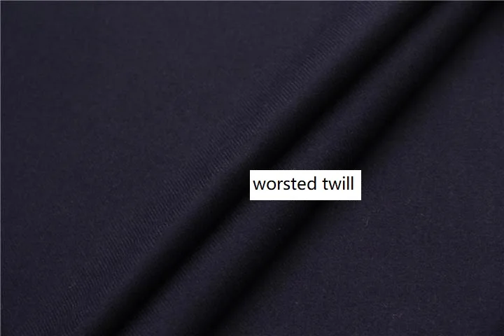 

free ship 75% wool navy Worsted wool fabric price for 1 meter 59“ wide