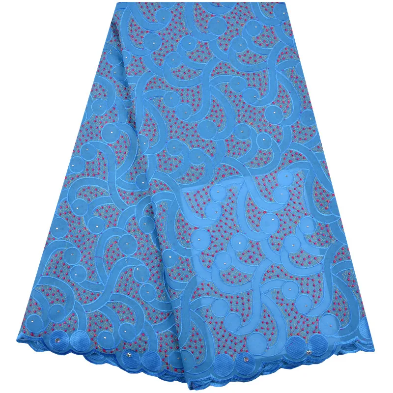 2019 чистый хлопок дизайнерская африканская вуаль кружево в швейцарском стиле с