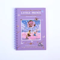 a5 little prince and rose planet theme light coil lined paper notebook diary journal 68 sheets