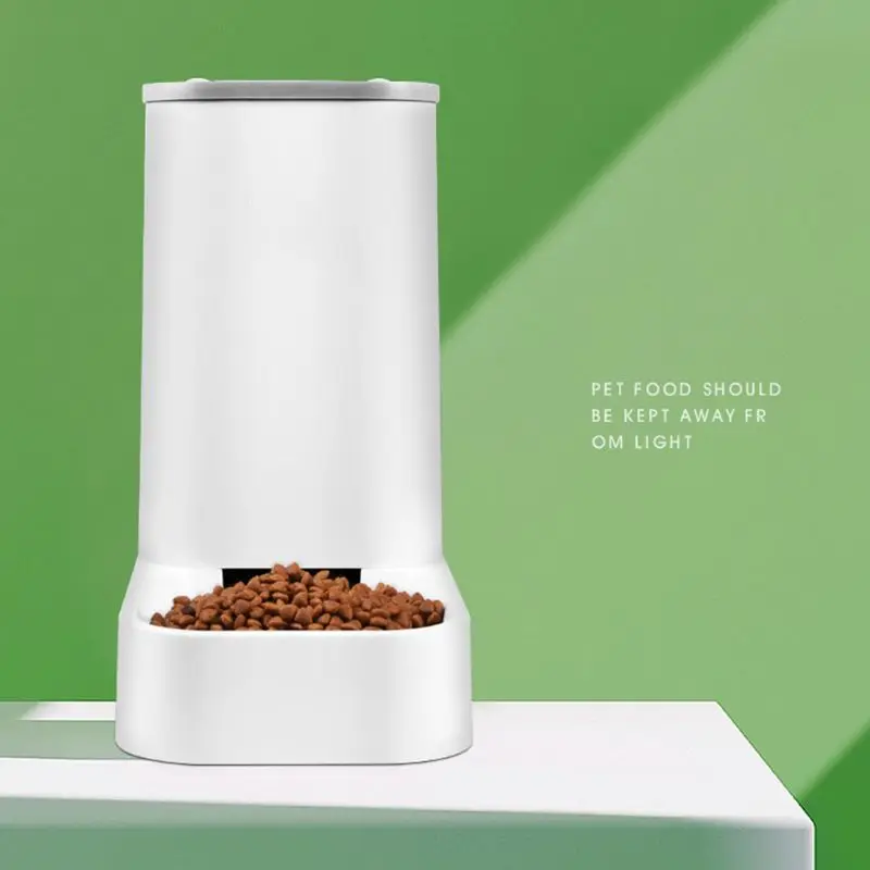 

Pets Automatic Feeder Gravity Cats Dogs Food Feeder Self-Dispensing for Puppy