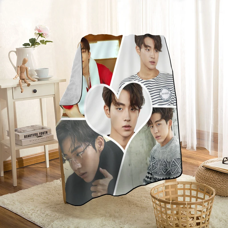 Одеяло HEARMNY Joo Hyuk супермягкое теплое одеяло из микрофибры для дивана дорожное