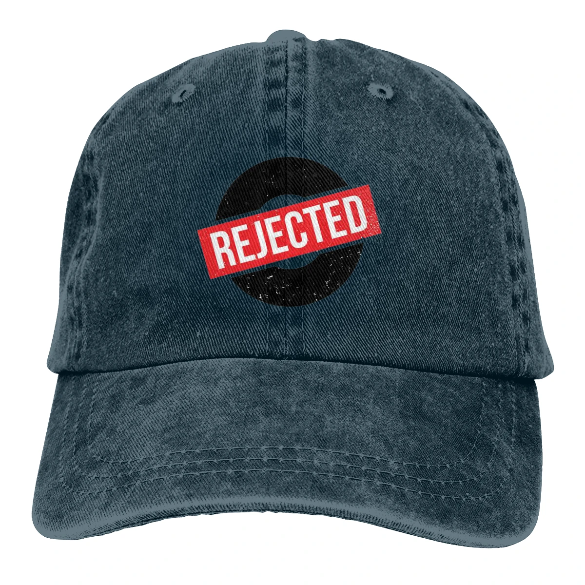 

REJECTED Washed Cotton Pure Color Light Board Men's Baseball Cap Stitching Dad Hat