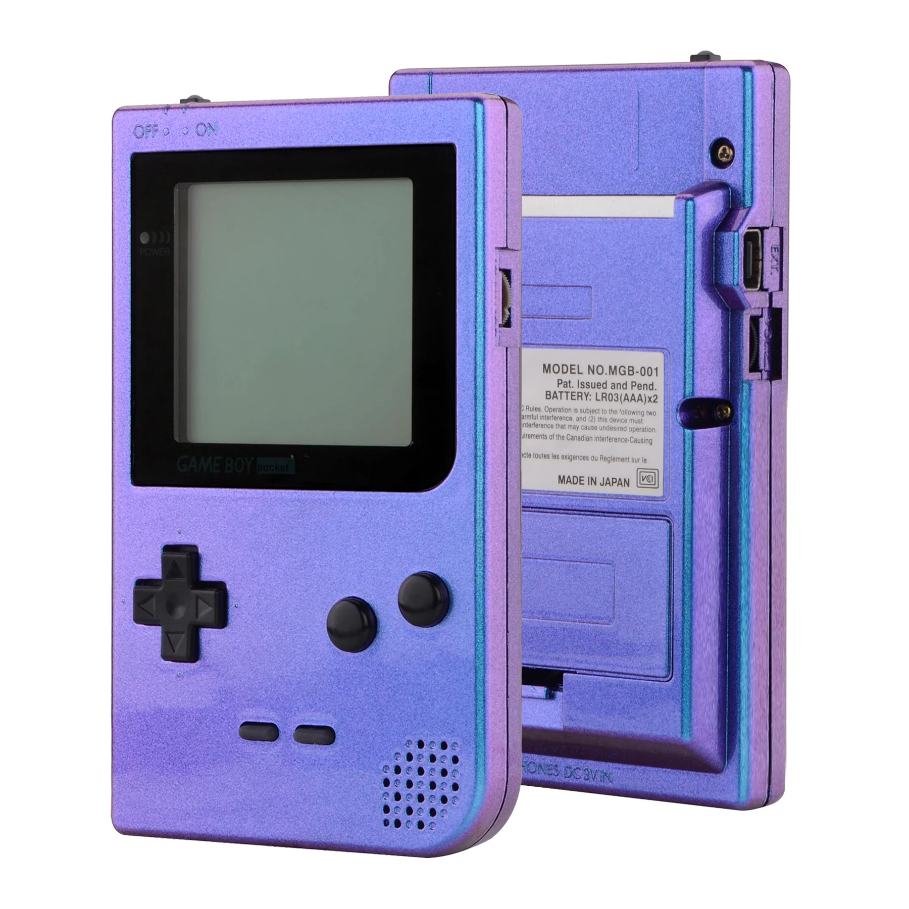 Мягкий Сменный Чехол PlayVital с рисунком для Game-Boy Pocket объективом экрана и набором