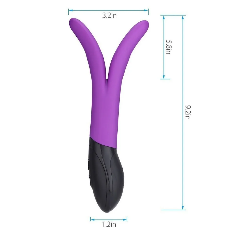 Y type Rabbit Vibrator G Spot Massager Multispeed Sex Toy Silicone Dual Motors Vibrators For Women Products Couples | Красота и