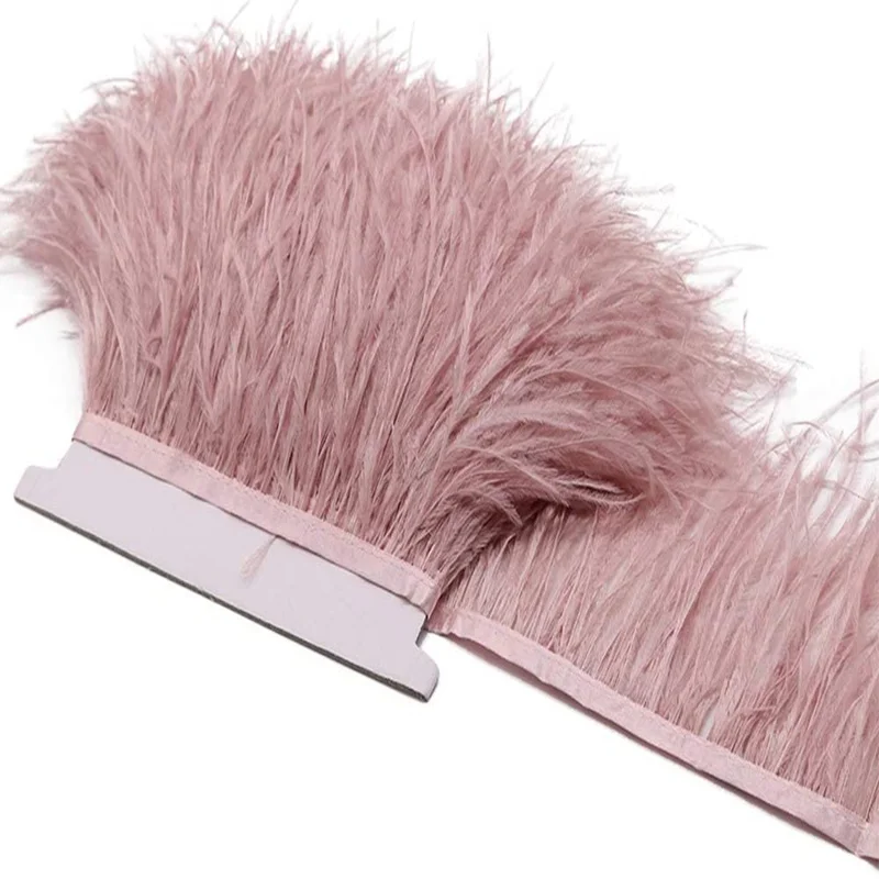 1/10 ярдов разноцветные страусиные перья отделка сделай сам бахрома для одежды