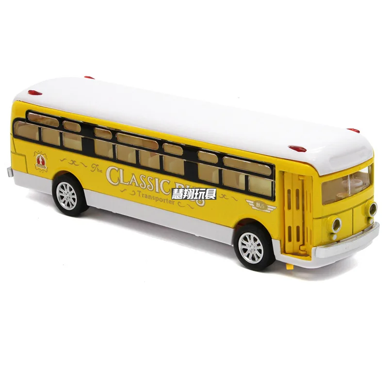 1:32 школьного автобуса брелок для автомобильных ключей модель литья под