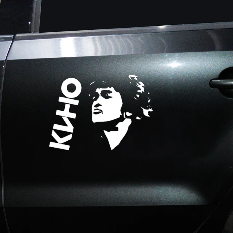 

21X15cm Viktor Tsoi (Movies) Funny Car Sticker Vinyl Decal Silver/black Car Auto Stickers for Car Bumper Window Car Decor