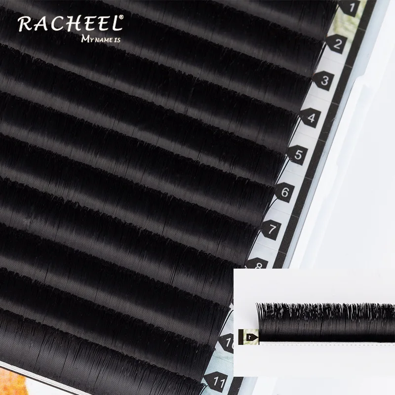 Ресницы V-Type супер мягкие толстые плетеные большие V ресницы цветущие настоящие