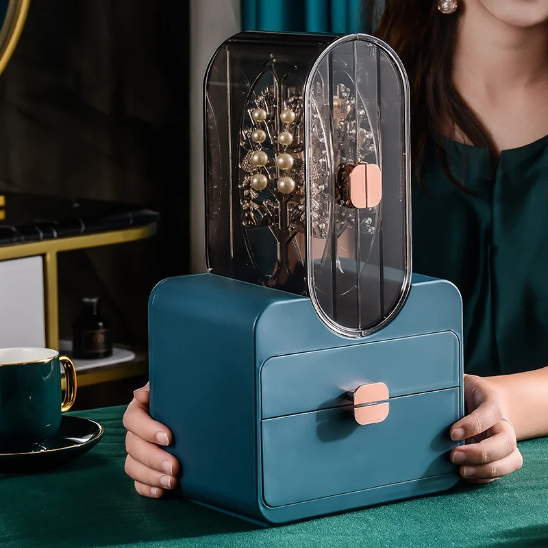 

American creative jewelry storage box, drawer, necklace, earring, cosmetic jewelry rack