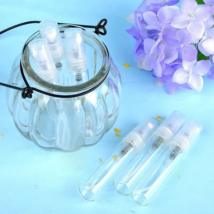 

white 5pcs Factory Outlet 5ml Spray Perfume Bottle Glass / Plastic Dispensing Spray Spray Perfume Bottle Glass / Vial Bottl K1N5