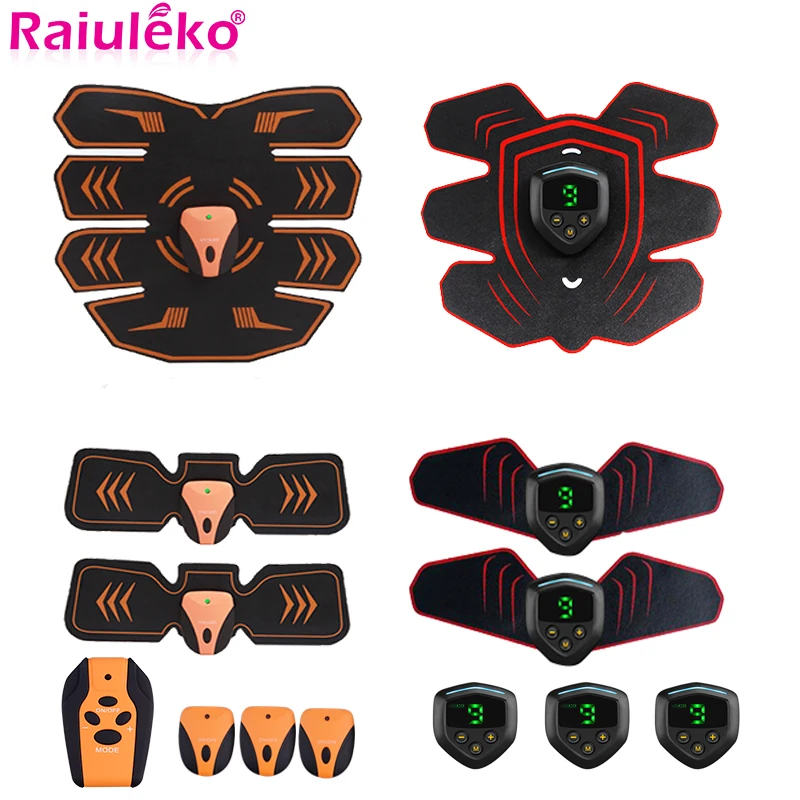 Умный Фитнес тренажер EMS для тренировки мышц живота беспроводной стимулятор