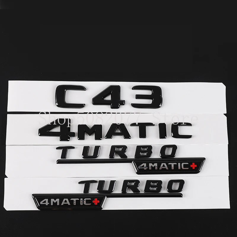 2017 плоские буквы эмблема C43 купе V8 Biturbo 4matic + интерактивного компакт диска для Mercedes
