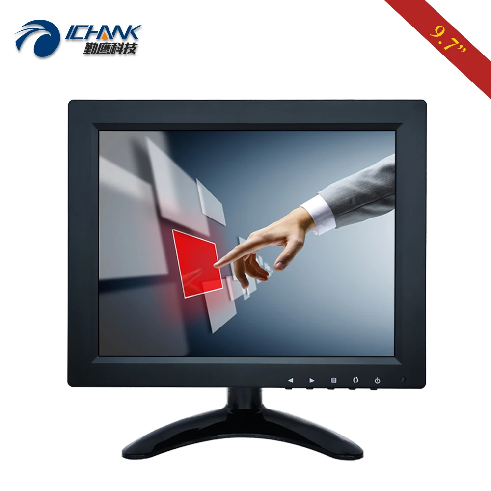 9 7 &quot10-дюймовый дисплей 1024x76 8 портативный маленький HDMI-in USB VGA промышленный