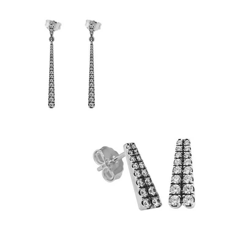 

Logo Stud Birthday 100% Real 925 Anime Couple Christmas Sterling Silver 2021 Free Shipping Wholesale Small Earrings for Women