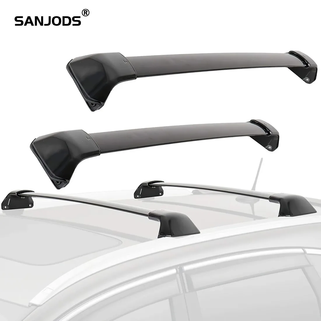 Автомобильный багажник на крышу SANJODS совместимый с Honda CRV CR V 2012 2013 2014 2015 RM пара