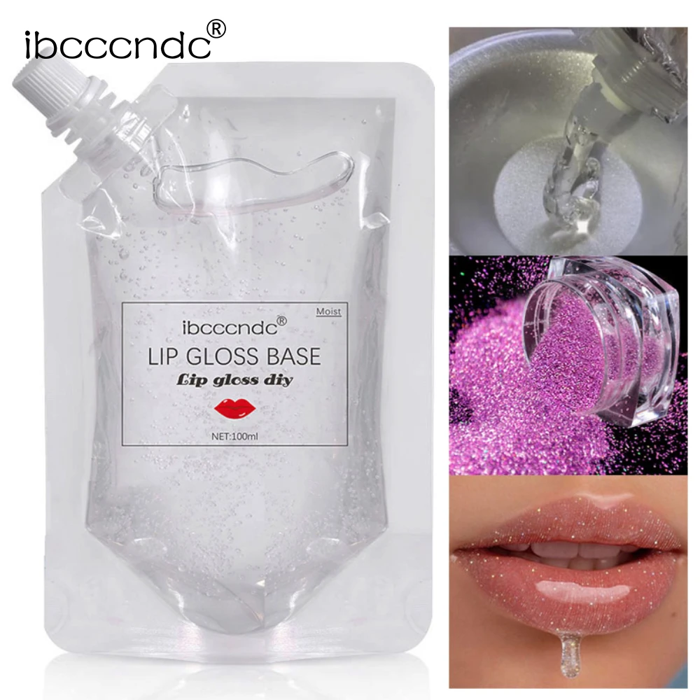 

100ml Transparent Lip Gloss Base Oil DIY Lip Gloss Raw Material Gel For Lip Gloss Lipgloss Handmake Liquid Lipstick Wholesale