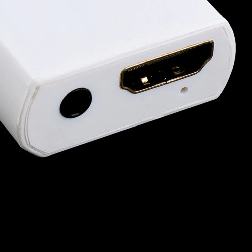 

For Nintendo Wii Hassle Free Plug and Play For Wii to HDMI-compatible 1080p Converter Adapter Wii2 3.5mm Audio Box For Wii-link