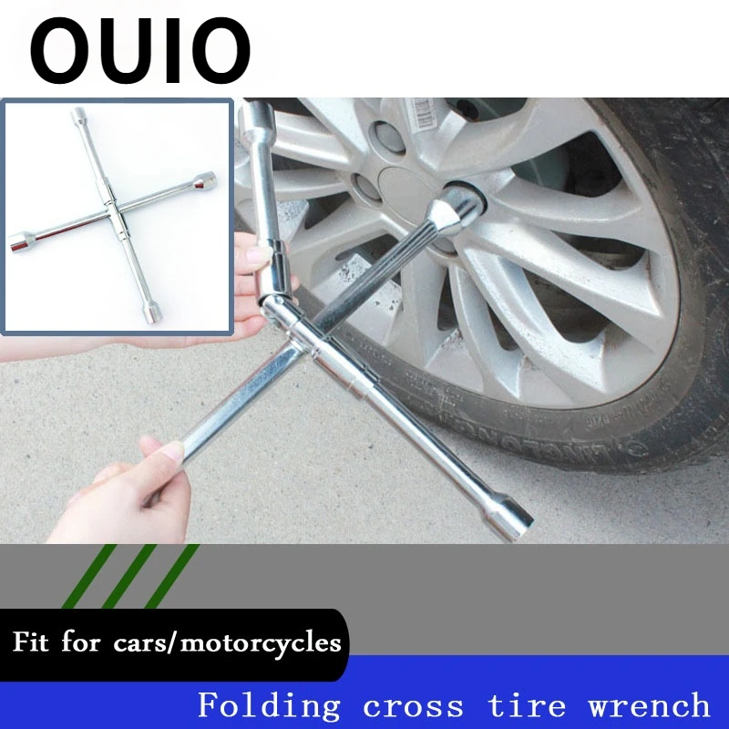 

OUIO 1Set Car cross-type folding Allen wrench auto repair tools For Mercedes W205 W203 Volvo XC90 S60 XC60 V40 Alfa Romeo 159