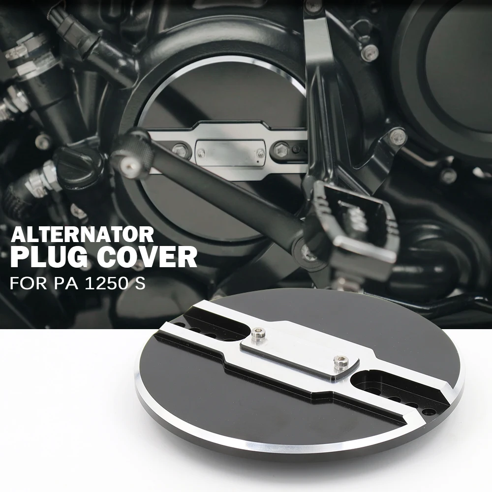 

Motorcycle Alternator Plug Cover for Pan America PA RH Sportster 1250 S 2021 2022 CNC Aluminum Black Protection Guard 1PC