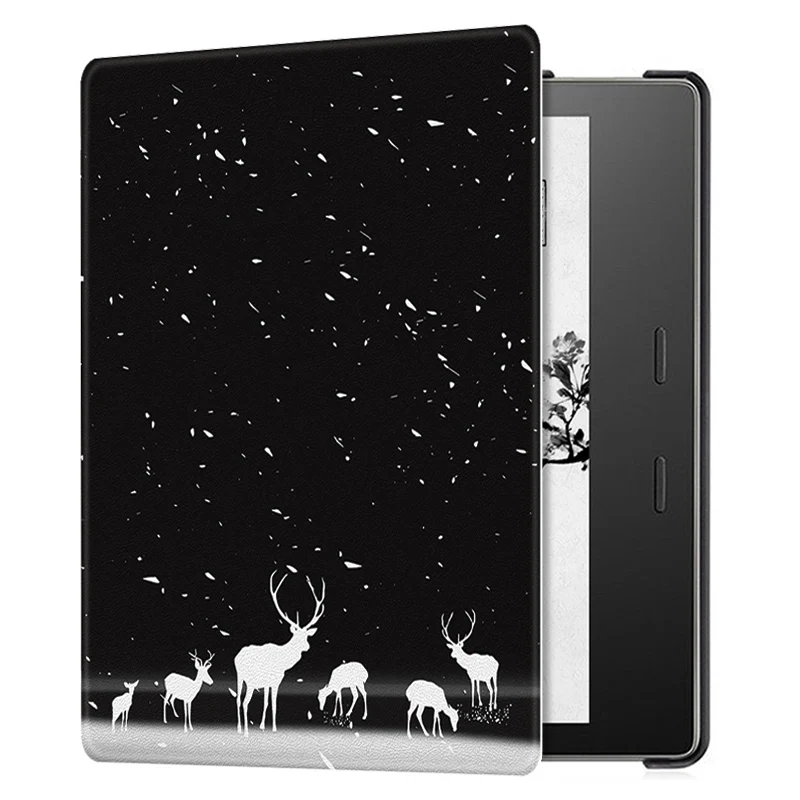 Snow Deer Чехол для " Kindle Oasis 9th Generation- электронная книга читалка, тонкий чехол с функцией автоматического сна/пробуждения Kindle Oasis 2 Чехол - Цвет: Snow Deer