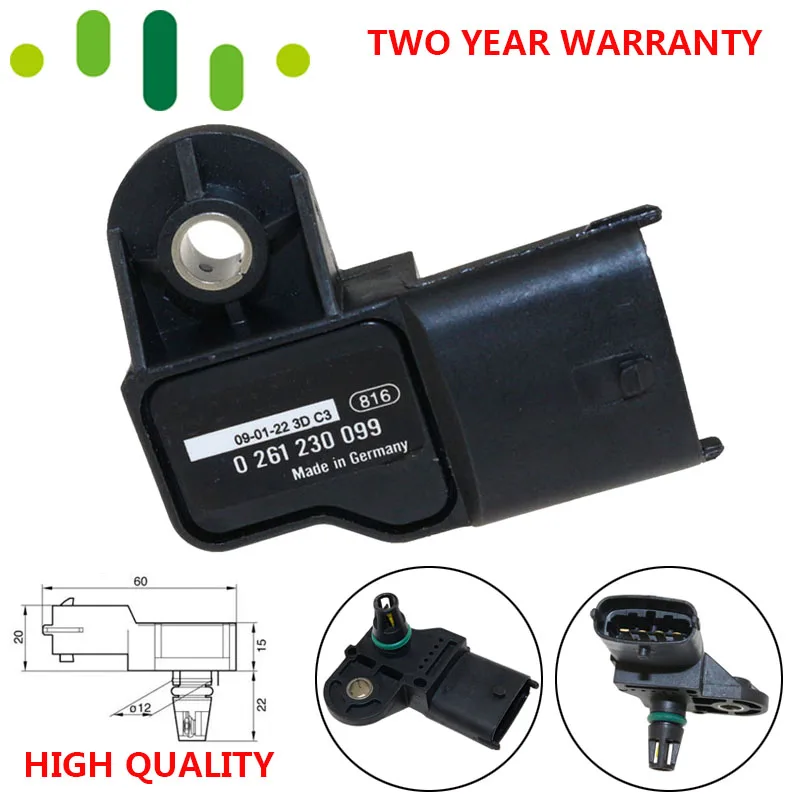 Датчик давления впускного воздуха 37830-PWE-G01 для Honda Jazz Civic Stream 0261230099 для Chevrolet Chery Polaris