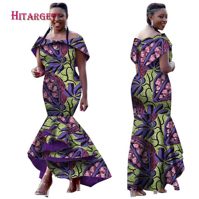 Hitarget 2020 осенние африканские платья для женщин Дашики Анкара традиционная одежда
