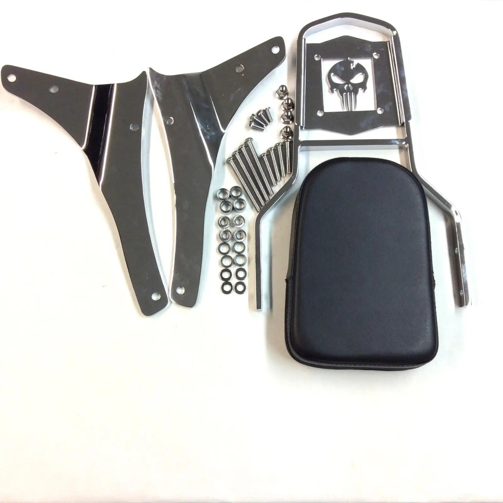 

Boulevard For Suzuki M50 C50 C50T Intruder Marauder Skull Backrest Sissy Bar New