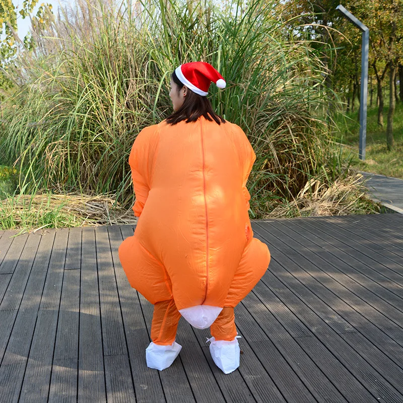 

movie Free Birds Turkey Inflated Garment cosplay halloween costumes Walking puppet Turkey Meleagris gallopavo Inflated Garment